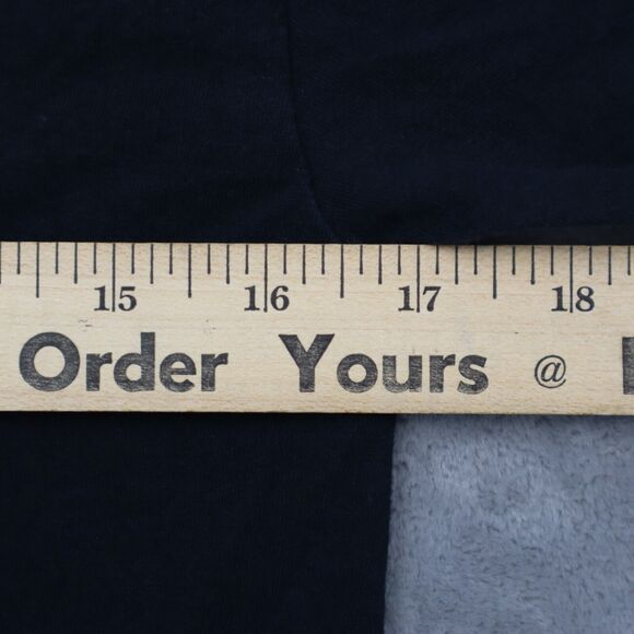 Jerzees Shirt Mens S Black Short Sleeve Crew Neck Graphic Print Cotton T Shirt - Picture 4 of 16